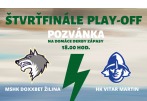 Pozývame vás na štvrťfinále PLAY-OFF Slovenskej hokejovej ligy